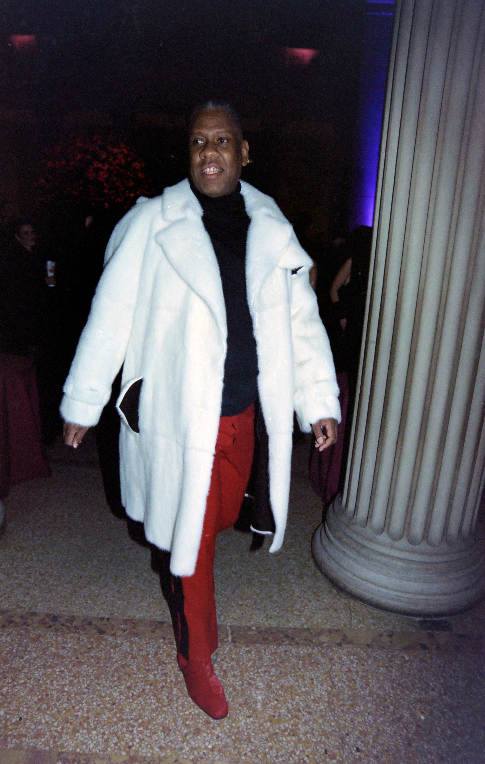 Images may contain Andr Leon Talley Clothing Blazer Facial Photography Portrait Adult and Blazer