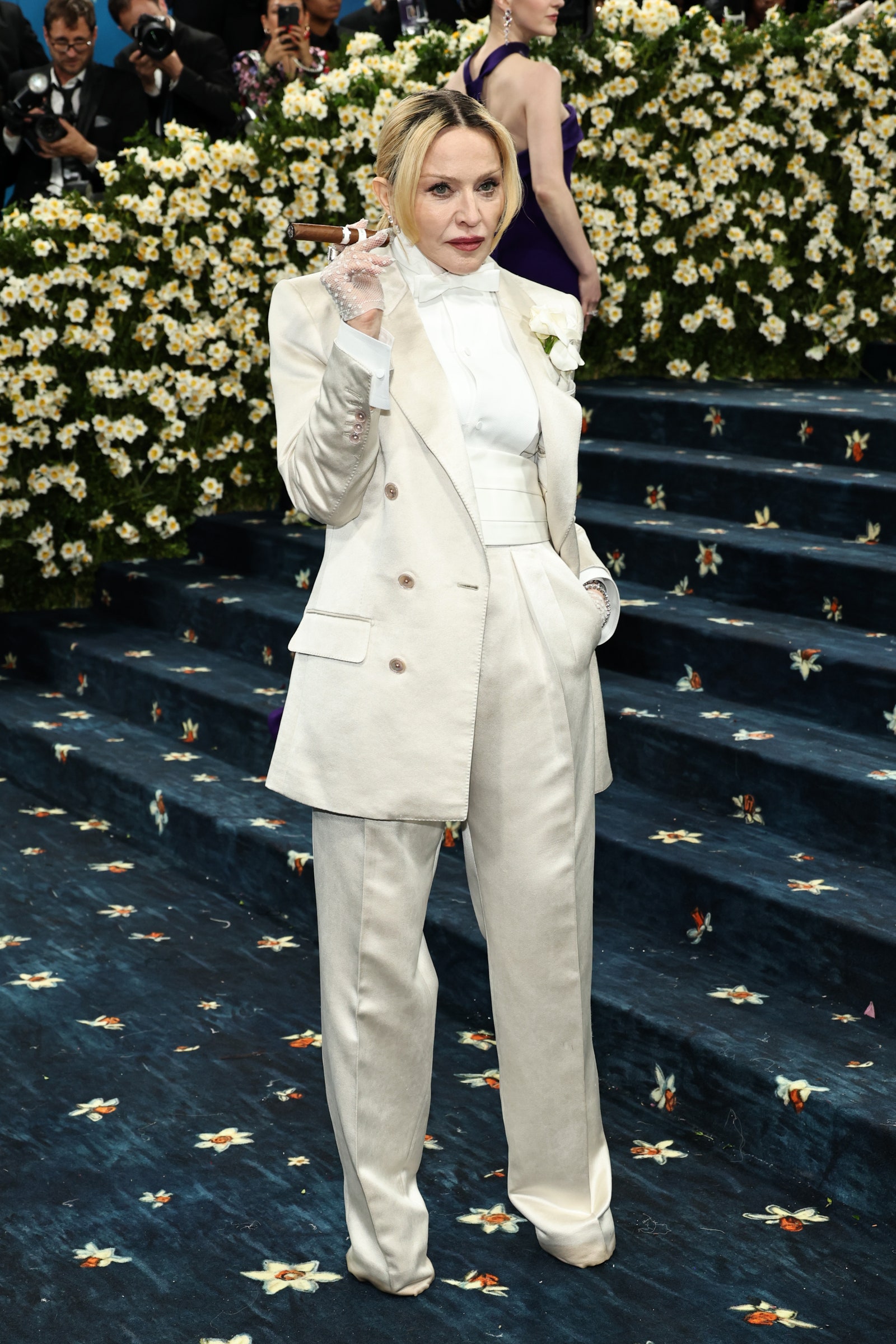 Images may contain Madonna Rachel Brosnahan