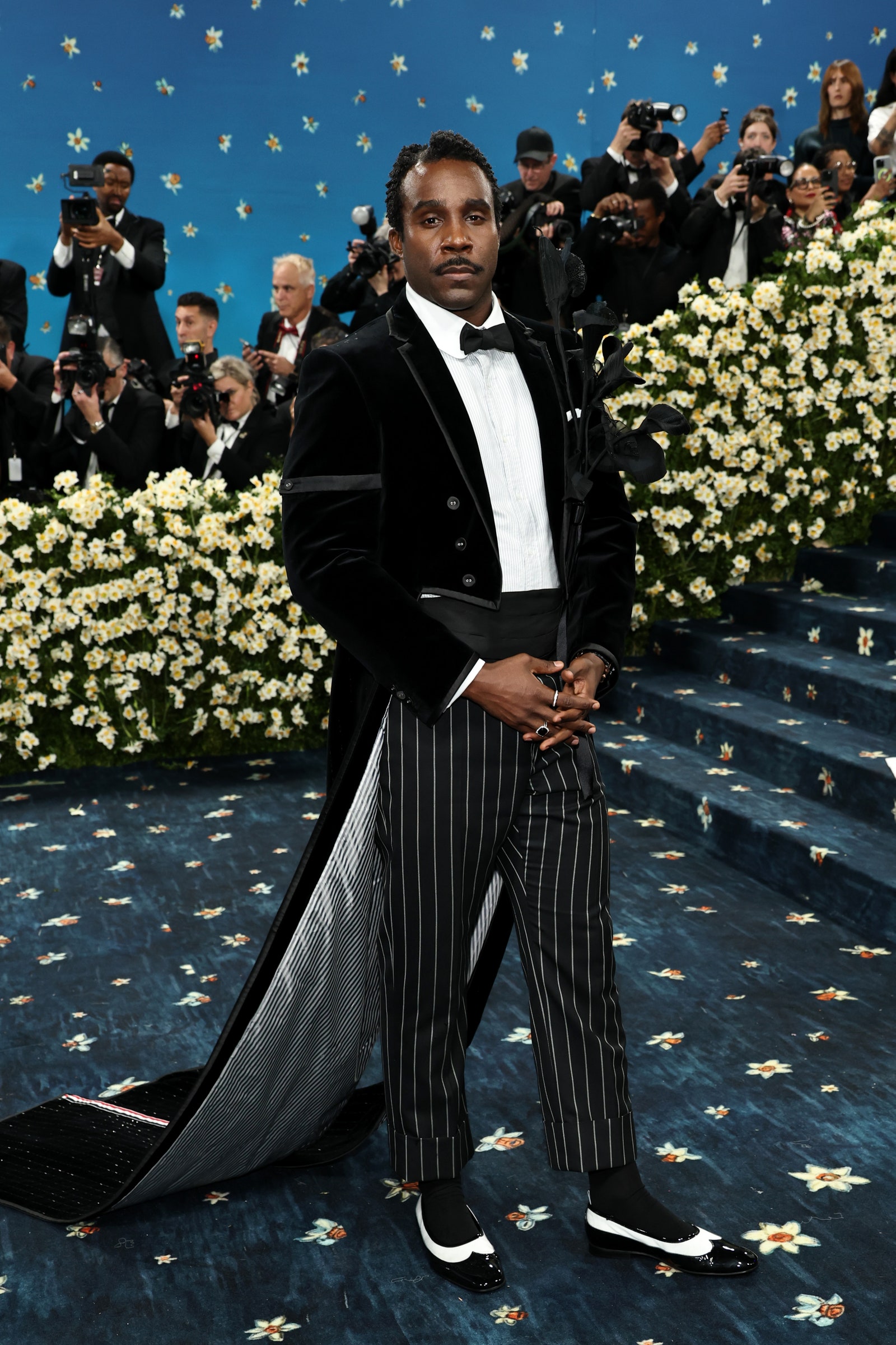Images may contain Oris Erhuero Wallo Buono Stephen Dobbie Tony Okungbowa Jason Worlds Clothing Footwear and Shoes