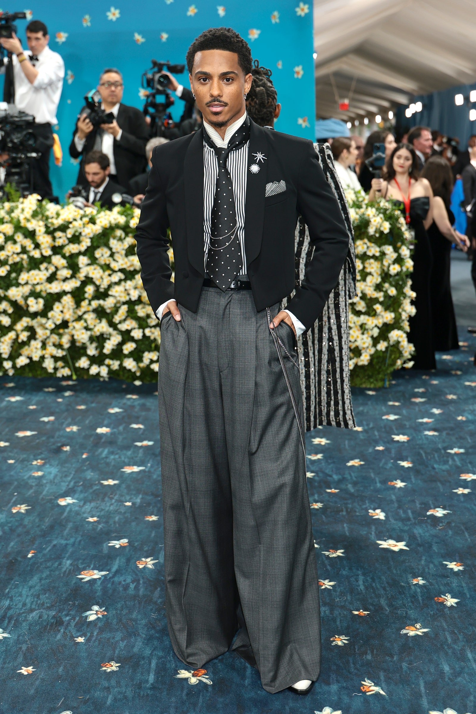 Images may contain Keith Powers Terence Lee regular accessories for formally matched clothing and suits
