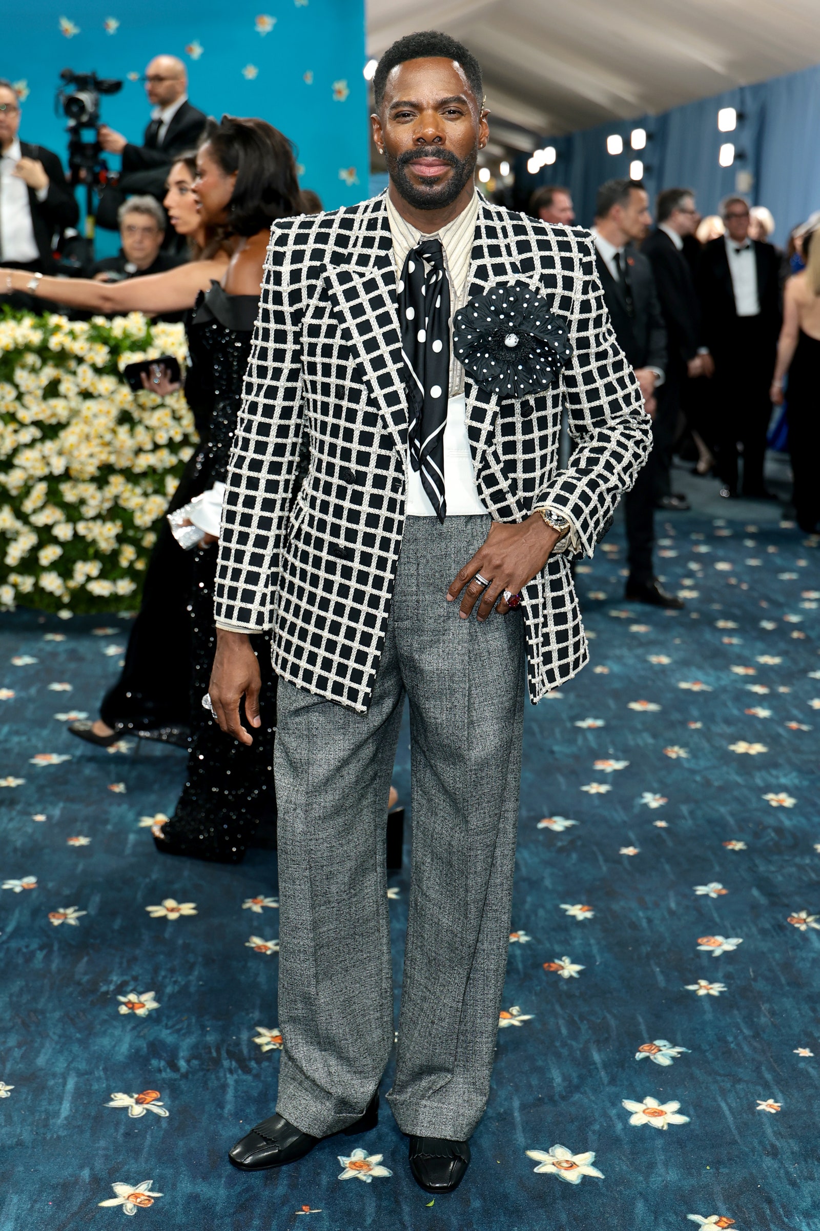 Images may contain Colman Domingo blazer, representing formal wear and tie