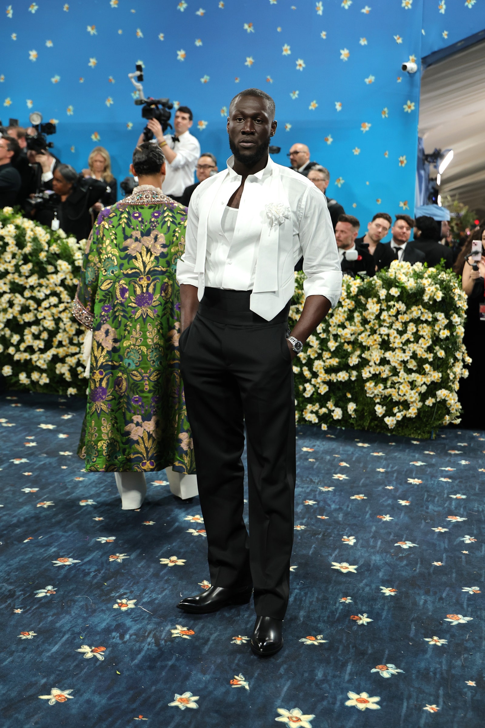 Images may contain Stormzy Duke Dumont Raphael Urweider Dan Stemkoski Nalbert Bitencourt Adults and Clothes