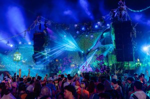 Skream B2B Partiboi69 performed at Las Las Vegas 2025 in Las Vegas Racing on May 16, 2025.