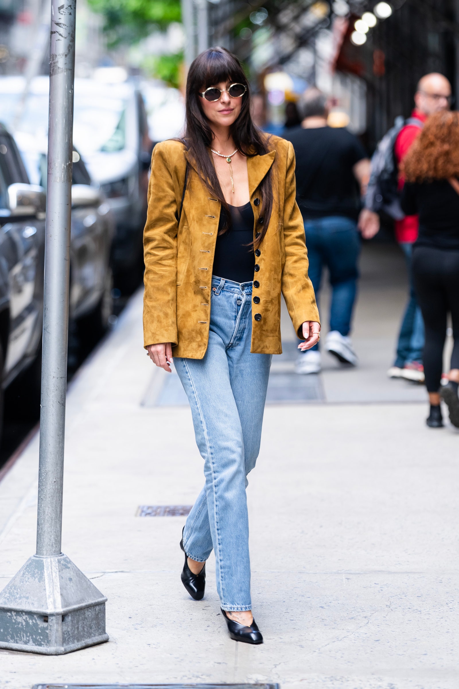 Dakota Johnson has a subtle twist on pure trends