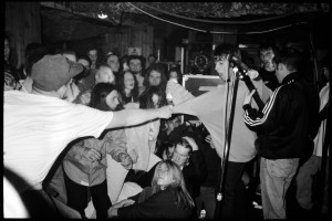 Liam Gallagher of British rock band Oasis performed on TJ in Newport on May 3, 1994